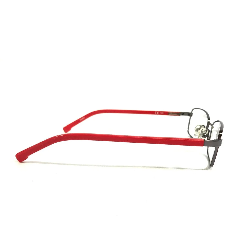 Lacoste Petite Eyeglasses Frames L3102 045 Red Silver Rectangle 48-15-125